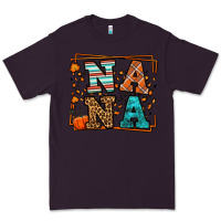 Plum Fall Autumn Leopard Nana Premium Tee - LillyAllenDesigns