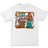 White Fall Autumn Leopard Nana Premium Tee - LillyAllenDesigns
