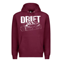 Burgundy Supra Drift Premium Hoodie - DesigneFamous