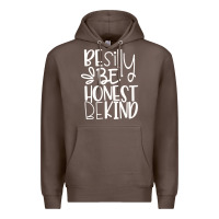 Coffee be silly be honest be kind Premium Hoodie - DesigneFamous