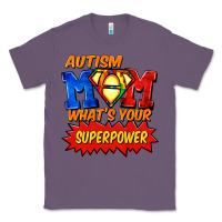 Lavender Autism mom what's your superpower Mother's Day Classic Tee - FaDigitalArtStudio