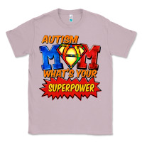Lilac Autism mom what's your superpower Mother's Day Classic Tee - FaDigitalArtStudio