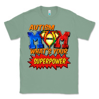 Sage Autism mom what's your superpower Mother's Day Classic Tee - FaDigitalArtStudio