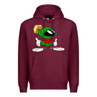 Burgundy marvin Premium Hoodie - DesigneFamous