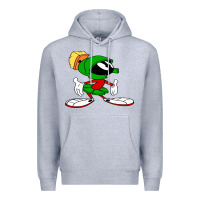 Heather Grey marvin Premium Hoodie - DesigneFamous