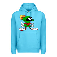 Ocean Blue marvin Premium Hoodie - DesigneFamous