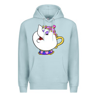 Blue Mist mrs potts Premium Hoodie - DesigneFamous