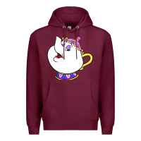 Burgundy mrs potts Premium Hoodie - DesigneFamous