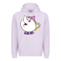 Lilac mrs potts Premium Hoodie - DesigneFamous
