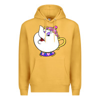 Mustard mrs potts Premium Hoodie - DesigneFamous