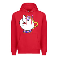Red mrs potts Premium Hoodie - DesigneFamous
