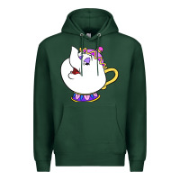 Sports Green mrs potts Premium Hoodie - DesigneFamous