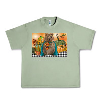 Oil Green Fall Quokka Urban Heavy Tee - LillyAllenDesigns