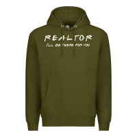 Army Green realtor Premium Hoodie - DesigneFamous