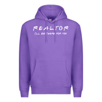 Purple realtor Premium Hoodie - DesigneFamous