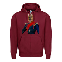 Burgundy Pet Portraits, Custom Pet Portraits, Renaissance Pet Portraits, Custom Zipper Hoodie - RanaPortraitStore