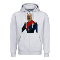 Heather Grey Pet Portraits, Custom Pet Portraits, Renaissance Pet Portraits, Custom Zipper Hoodie - RanaPortraitStore