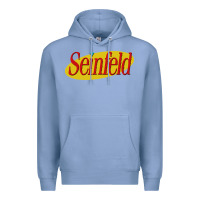 Colony Blue seinfeld Premium Hoodie - DesigneFamous