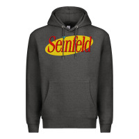 Charcoal Heather seinfeld Premium Hoodie - DesigneFamous