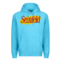 Ocean Blue seinfeld Premium Hoodie - DesigneFamous