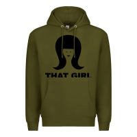 Army Green that girl Premium Hoodie - DesigneFamous