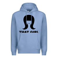 Colony Blue that girl Premium Hoodie - DesigneFamous