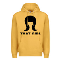 Mustard that girl Premium Hoodie - DesigneFamous