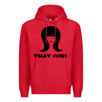 Red that girl Premium Hoodie - DesigneFamous
