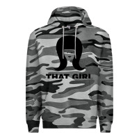 Slate Camo that girl Premium Hoodie - DesigneFamous