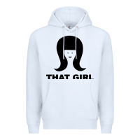 White that girl Premium Hoodie - DesigneFamous