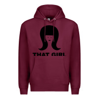 Burgundy that girl Premium Hoodie - DesigneFamous