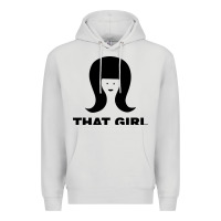 Dove Grey that girl Premium Hoodie - DesigneFamous