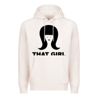 Pale Pink that girl Premium Hoodie - DesigneFamous