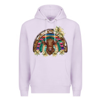 Lilac scottish calf rainbow Premium Hoodie - BarkalooDesign