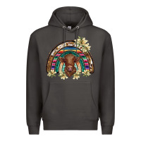 Smoke scottish calf rainbow Premium Hoodie - BarkalooDesign