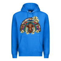 True Royal scottish calf rainbow Premium Hoodie - BarkalooDesign