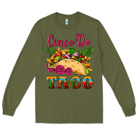 Army Green cinco de taco Long Sleeve Tee - Artiststas