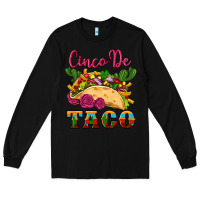 Black cinco de taco Long Sleeve Tee - Artiststas