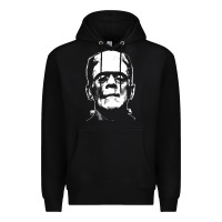 Black frankenstein Premium Hoodie - DesigneFamous
