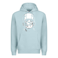 Blue Mist frankenstein Premium Hoodie - DesigneFamous