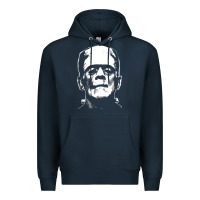 Navy frankenstein Premium Hoodie - DesigneFamous
