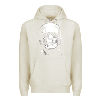 Oatmeal Heather frankenstein Premium Hoodie - DesigneFamous