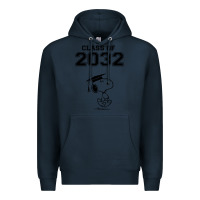 Navy funny graduation class of 2032 Premium Hoodie - DesigneFamous