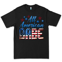 Black All American Babe Premium Tee - LillyAllenDesigns