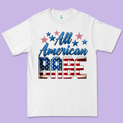 All American Babe Premium Tee Designed By Lillyallendesigns