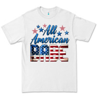 White All American Babe Premium Tee - LillyAllenDesigns
