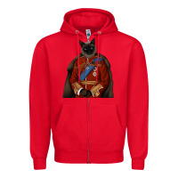 Red Pet Portraits, Custom Pet Portraits, Renaissance Pet Portraits, Custom Zipper Hoodie - RanaPortraitStore