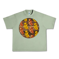 Oil Green Fall Rounded Urban Heavy Tee - LillyAllenDesigns