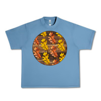 Pebble Blue Fall Rounded Urban Heavy Tee - LillyAllenDesigns
