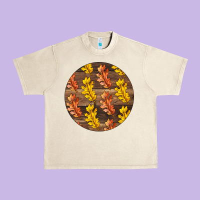 Fall Rounded Urban Heavy Tee Designed By Lillyallendesigns